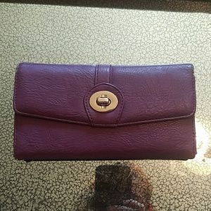 Cute purple wallet